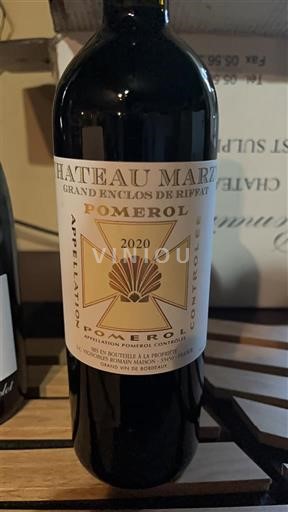 Bordeaux Pomerol Château Marzy Grand Enclos de Riffat 2020