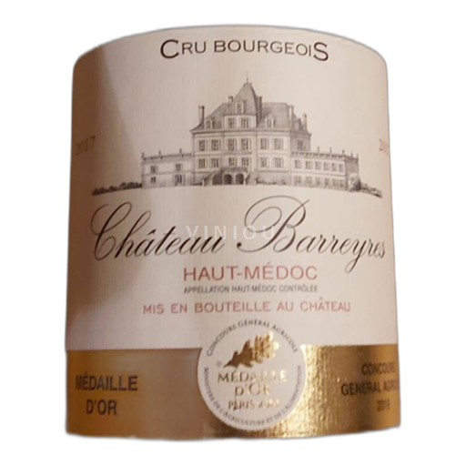 Bordeaux Haut-Médoc Château Barreyres 2017