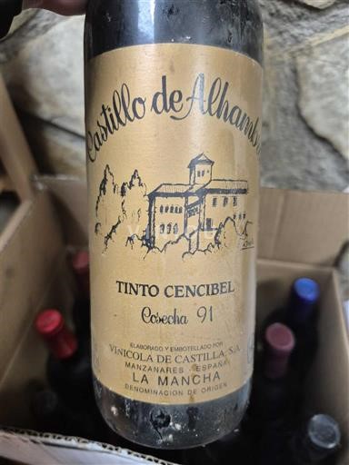 Castilia-La Mancha La Mancha Castillo de Alhambra Tinto Cencibel 1991