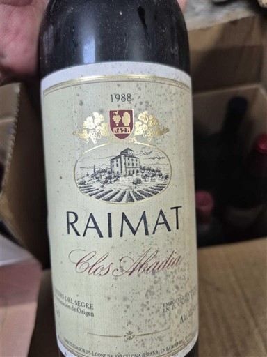Catalonia Costers del Segre Raimat Clos Abadia 1988