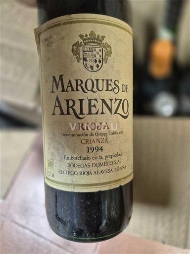 La Rioja Rioja Marques de Arienzo Crianza 1994