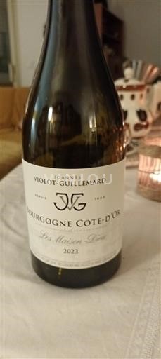 Burgundia Bourgogne Côte d'Or Joannes Violot-Guillemard Les Maisons Dieu 2023