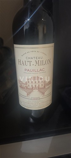 Bordeaux Pauillac Château Haut-Milon 2009