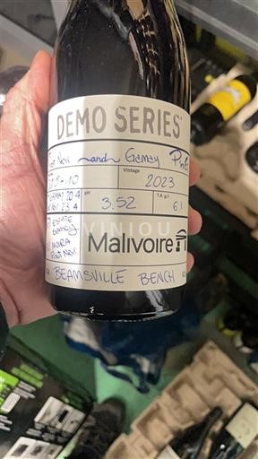 Ontario Beamsville Bench Malivoire Demo Series Pinot Noir and Gamay 2023