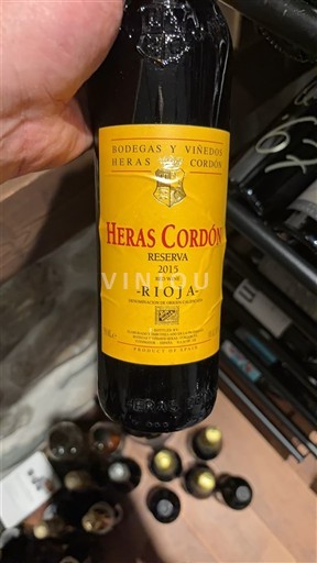 La Rioja Rioja Heras Cordón Reserva 2015