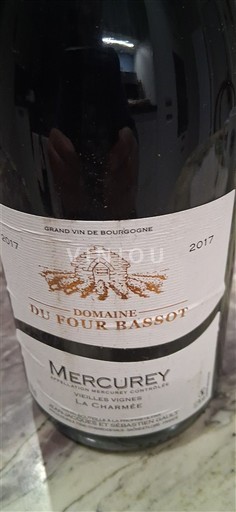 Burgundia Mercurey Domaine Four Bassot La Charme 2017