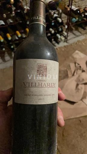 Bordeaux Saint-Émilion Grand Cru Grand Cru Château Villhardy 2011