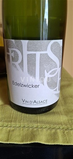 Alsacia Domaine Fritsch Edelzwicker 2022