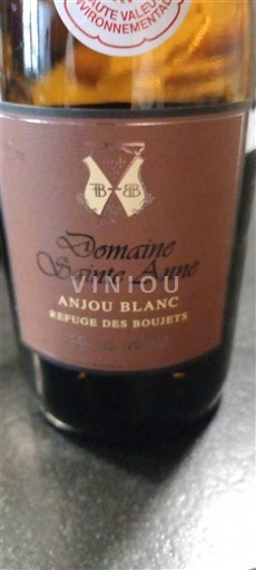 Alsacia Pinot alb Domaine Sainte Anne Refuge des Boujets 2024