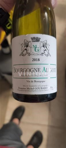 Burgundia Bourgogne-aligoté Domaine Michel Goubard et Fils 2018