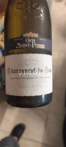 Valea Ronului Châteauneuf-du-Pape Caves Saint-Pierre Préference 2006