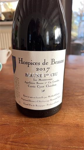 Burgundia Beaune Premier Cru Hospices de Beaune Cyrot Chaudron 2017