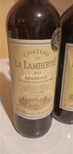 Bordeaux Château La Lambertié 2015