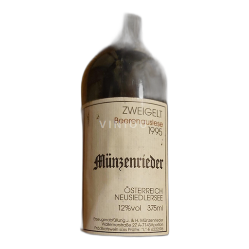 Burgenland Neusiedlersee DAC Münzenrieder Zweigelt Beerenauslese 1995