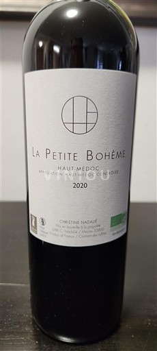 Bordeaux Haut-Médoc La Petite Bohème 2020