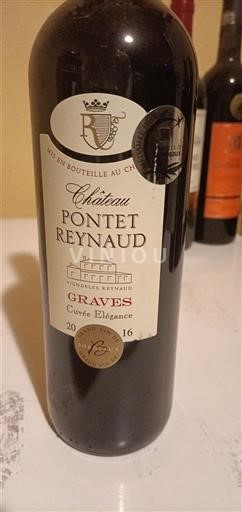 Bordeaux Graves Château Pontet Reynaud Elégance 2016