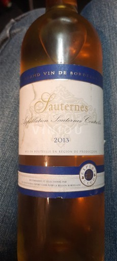 Bordeaux Sauternes GCF Négociant 2013 2013