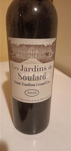 Bordeaux Saint-Émilion Grand Cru Les Jardins de Soutard 2012
