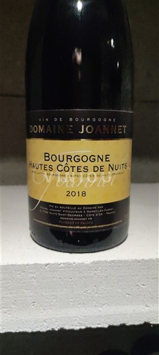 Burgundia Hautes Côtes de Nuits Domaine Joannet 2018