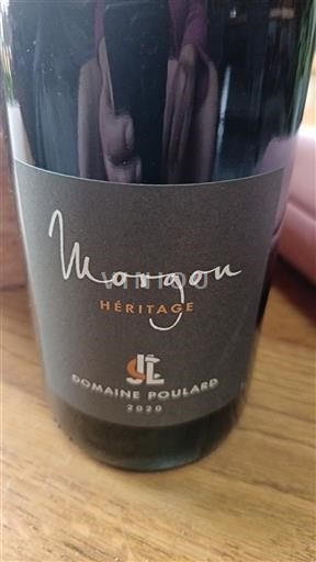Beaujolais Morgon Domaine Poulard Héritage 2020
