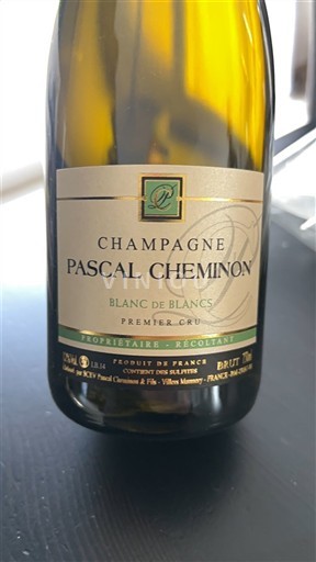 Champagne Șampanie Premier Cru Pascal Cheminon Blanc de Blancs Premier Cru Nemilésimat