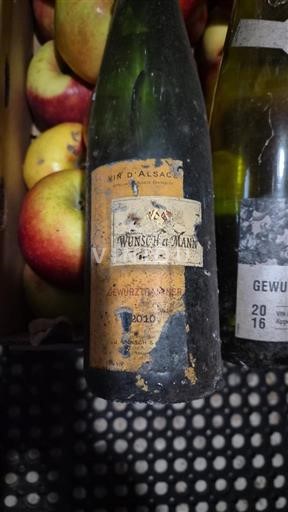 Alsacia Gewurztraminer Wunsch et Mann 2010