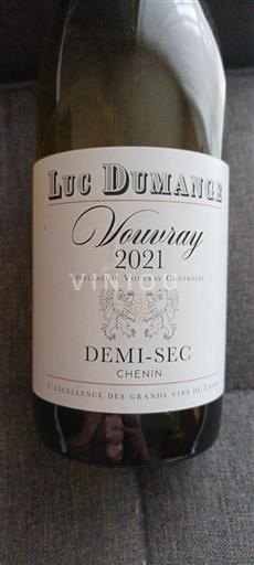 Valea Loarei Vouvray Luc Dumance 2021