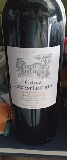 Bordeaux Haut-Médoc Château Constant Lesquireau 2018