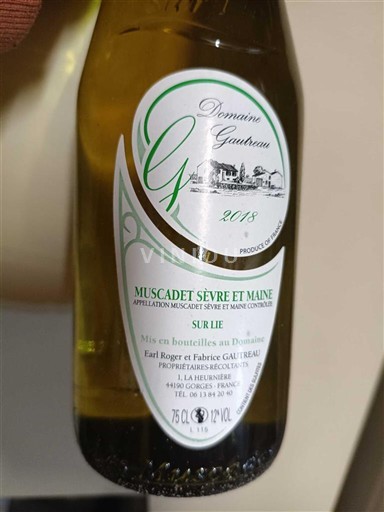 Valea Loarei Muscadet-Sèvre și Maine Domaine Gautreau 2018