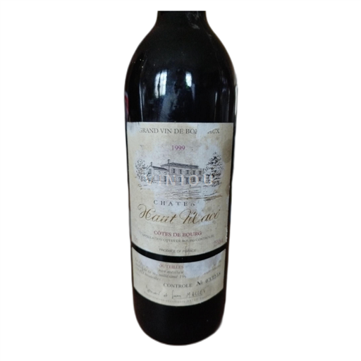 Burdeos Côtes-de-bourg Château Haut Macô 1999