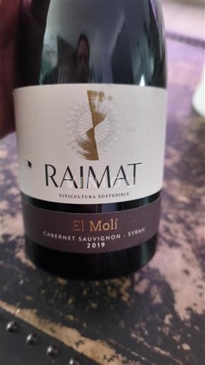 Catalonia Costers del Segre Raimat El Molí 2019