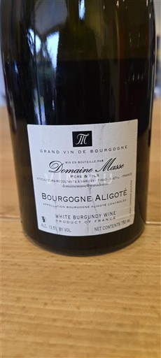 Burgundia Bourgogne-aligoté Domaine Masse 2019