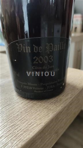 Jura Côtes-du-Jura François Mossu Vin de Paille 2003