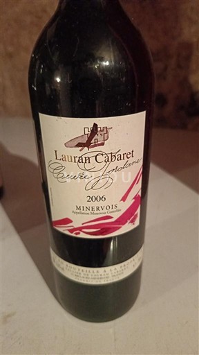 Weine Rouge sec Cuvée Jordane Lauran Cabaret 2006 Frankreich Languedoc Minervois AOC
