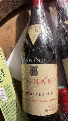 Rona dolina Châteauneuf-du-Pape Château Rayas Pignan Pignan Réserve 2012