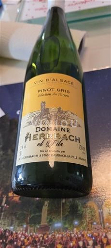Alsacia Domaine Herrbach et Fils Sélection du Patrons 2023
