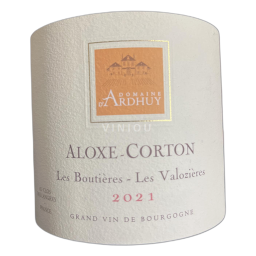 Bourgogne Aloxe-Corton Domaine d'Ardhuy Les Boutières - Les Valozières 2021