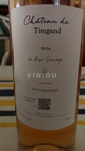 Sud-Vest Nespecificat Château Tiregand Le Rosé Sauvage 2024