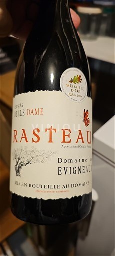 Valea Ronului Rasteau Domaine Evigneaux Belle Dame Nemilésimat