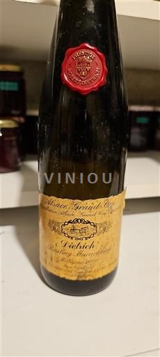 Alsace Määrittelemätön Grand Cru Dietrich Riesling Kanzlerberg Ei vuosikertaa