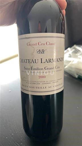Bordeaux Saint-Émilion Grand Cru Château Larmande 2000