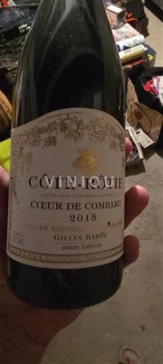 Lugina e Ronës Côte-rôtie Gilles Barge Cœur de Combard 2015