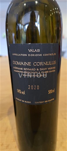 Valais Valea Domaine Cornulus Octoglaive 2020