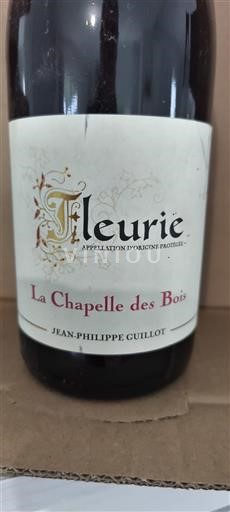 Beaujolais Fleurie Jean-Philippe Guillot La Chapelle des Bois 2023