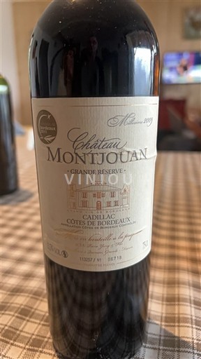 Bordeaux Cadillac-côtes-de-bordeaux Château Montjouan Grande Réserve 2009