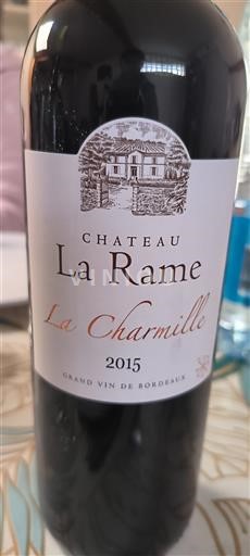Bordeaux Cadillac-côtes-de-bordeaux Château La Rame La Charmille 2015