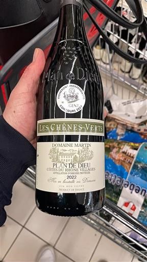 Valea Ronului Nespecificat Domaine Martin Les Chênes Verts 2022