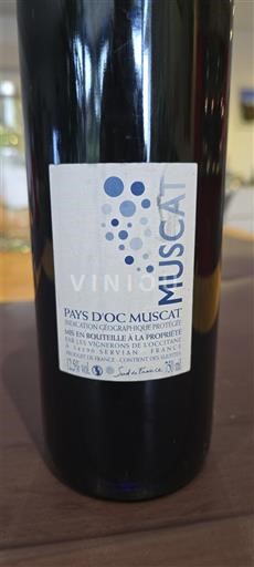 Languedoc și Roussillon Vin de Pays d'Oc Muscat Clamery Nemilésimat