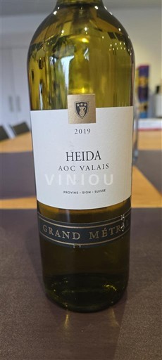 Valais Heida (Fetească) Provins Grand Métral 2019