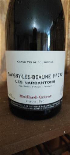 Burgundia Savigny-lès-beaune Premier Cru Moillard-Grivot Les Narbantons 2020